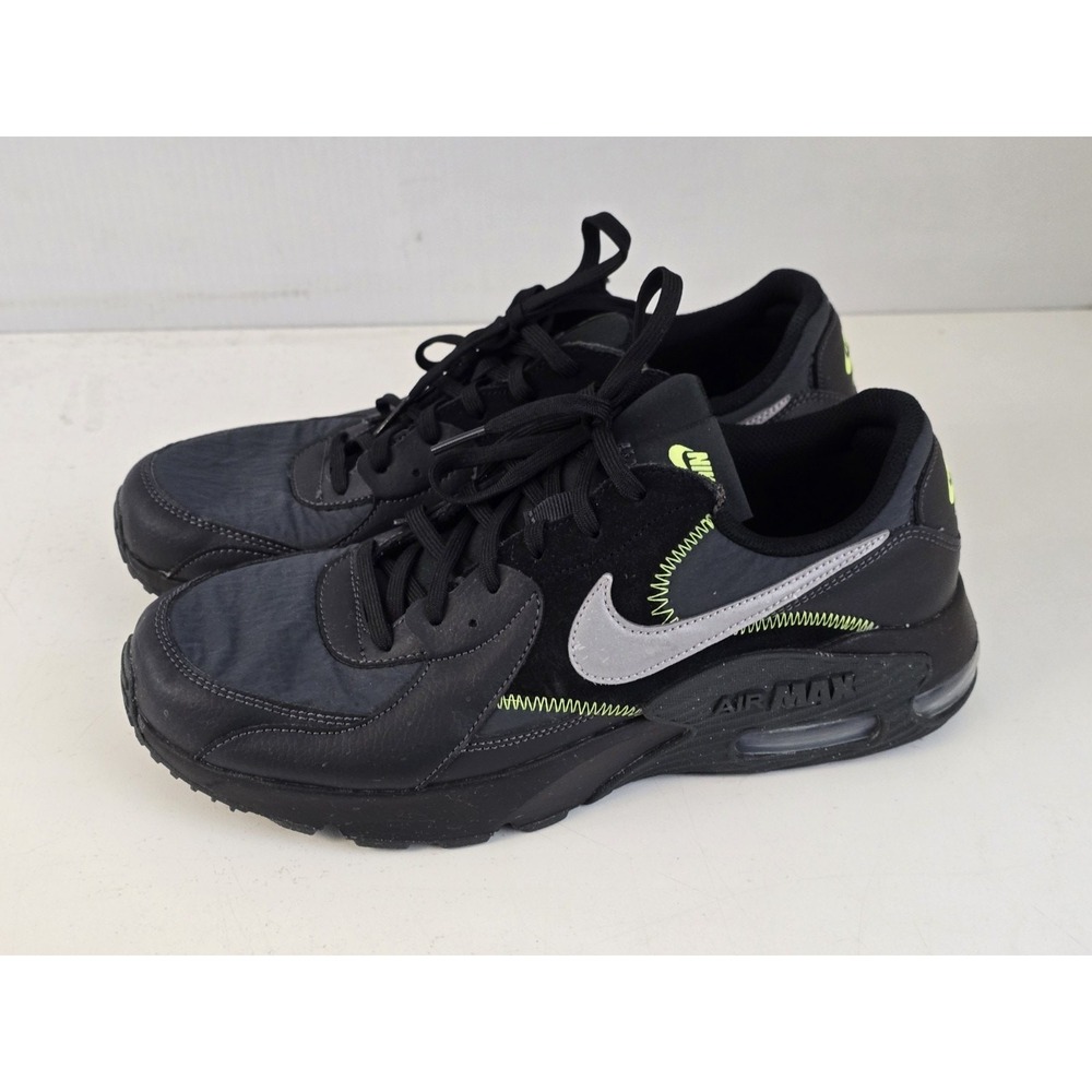 RARE Nike Air Max 90 Black Yellow Strike DO6706-001 Grey Men's Sz 8.5